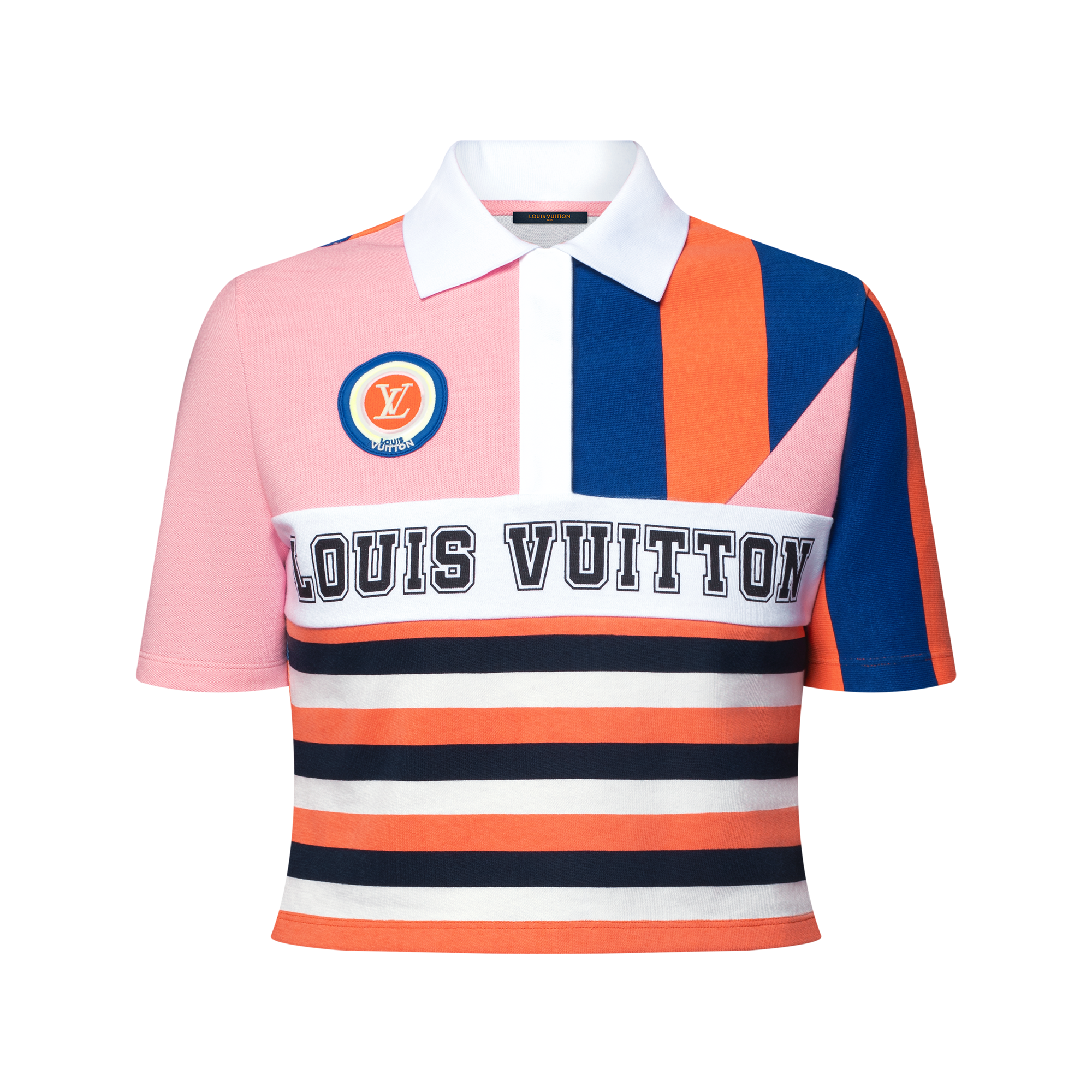 Striped Signature Polo Top - Women - Ready-to-Wear | LOUIS VUITTON ®